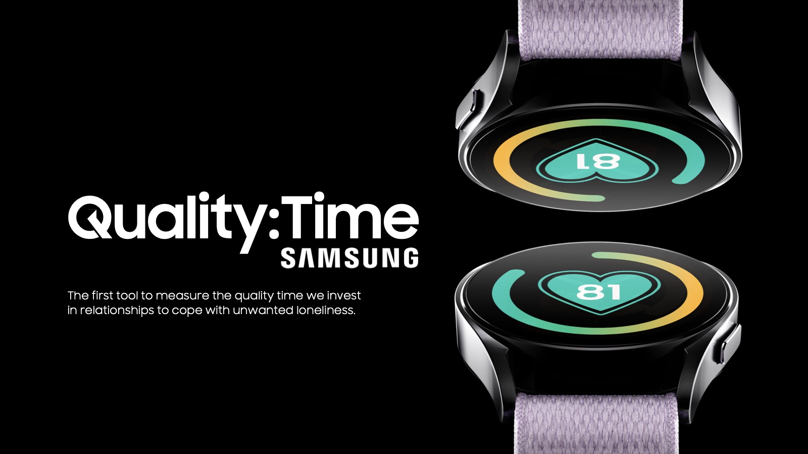 Quality:Time Samsung. The first tool to measure the quality time we invest in relationships.