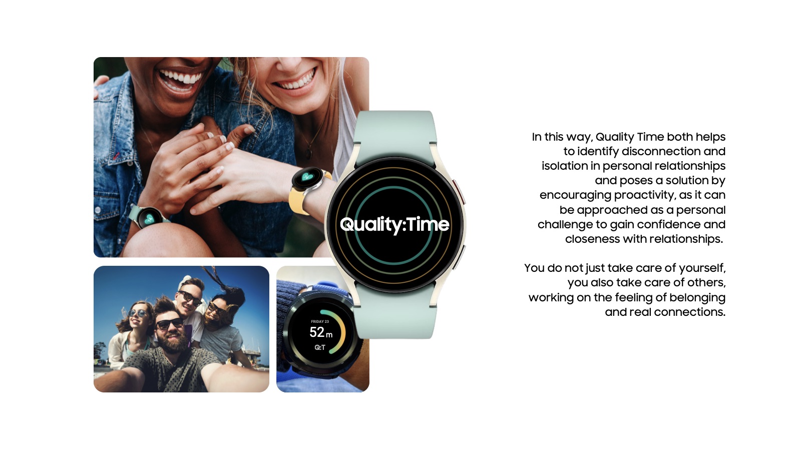 Diapositiva de la presentación de Quality Time